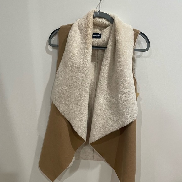 Splendid Keane Faux Sherpa Open Vest - Picture 3 of 6